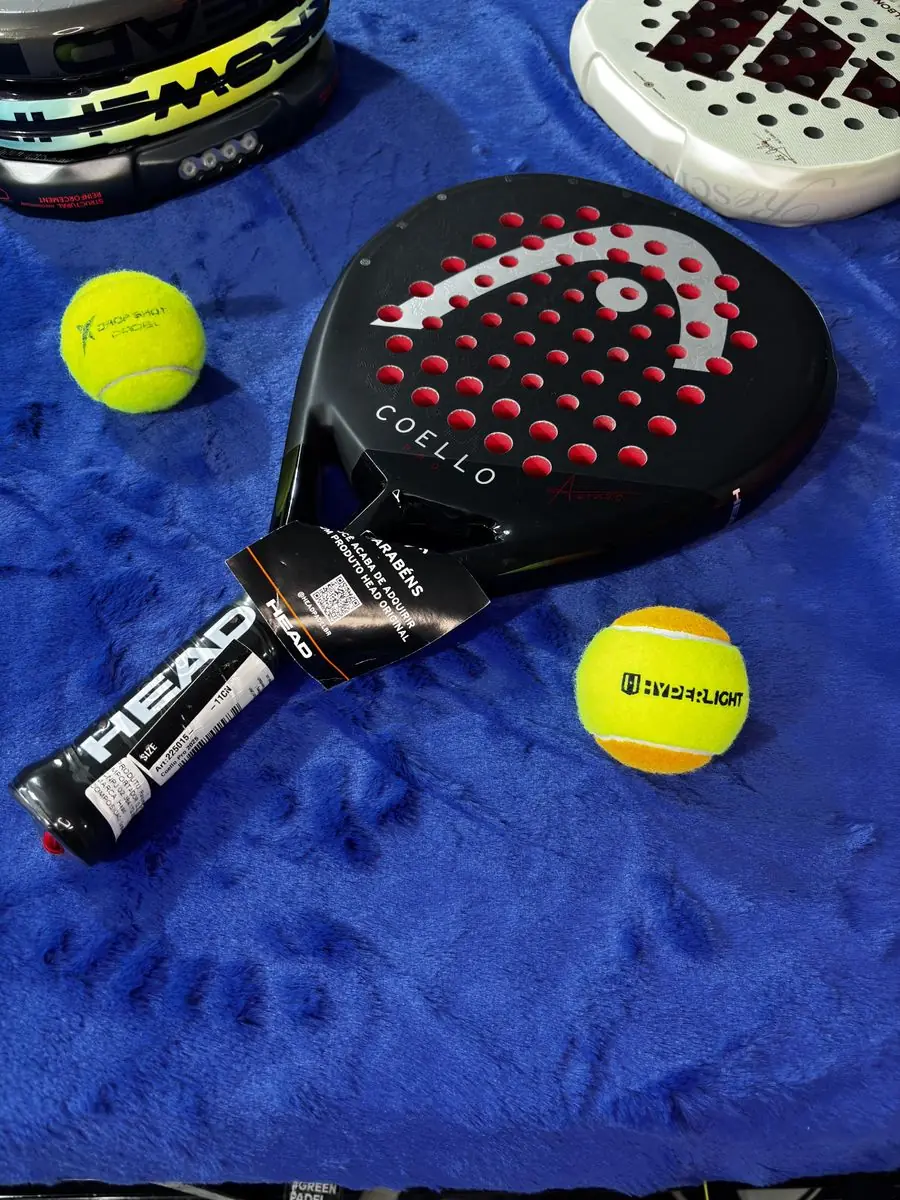Foto: Raquete de padel Head Coello Pro 2025 Preta nova