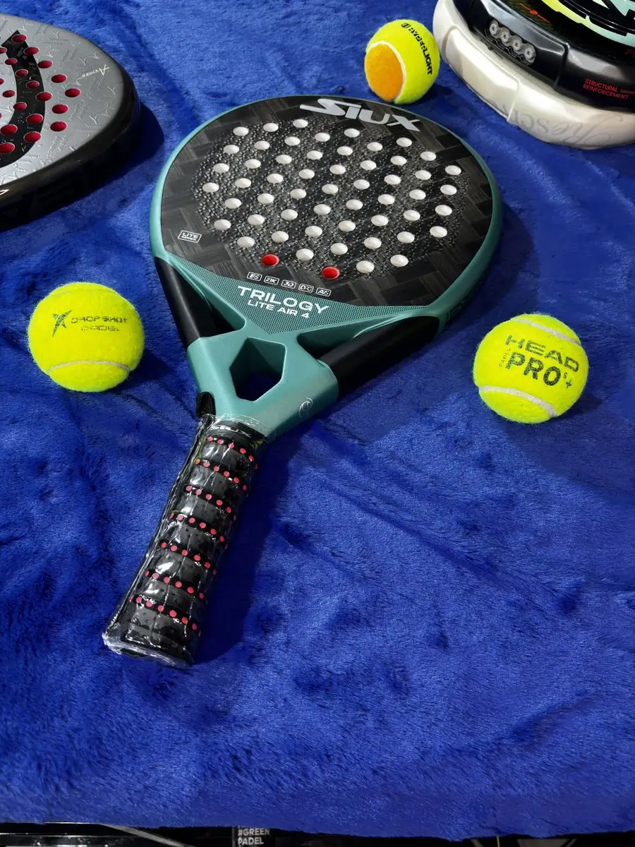 Foto: Raquete de padel Siux Trilogy Lite Air 4 Verde nova