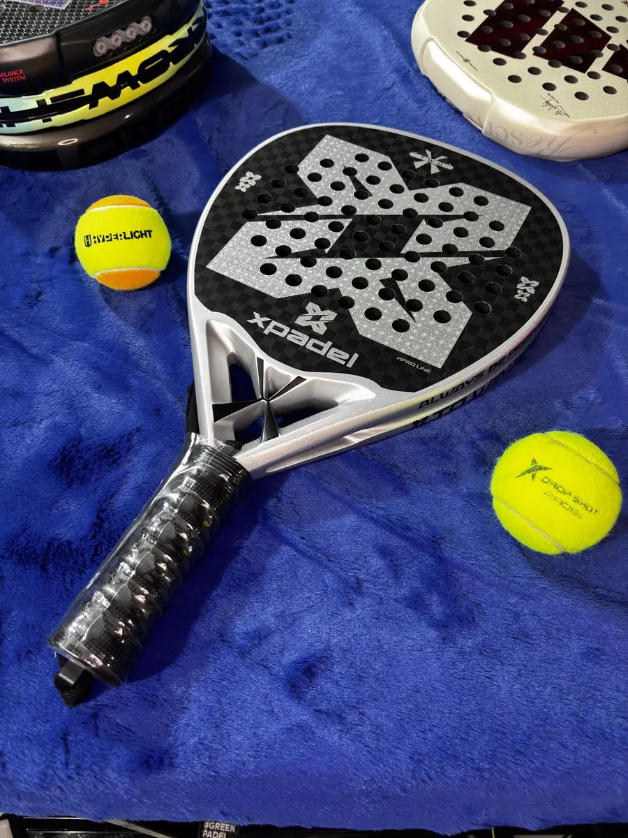 Foto: Raquete de padel Xpadel XPro Line Prata nova